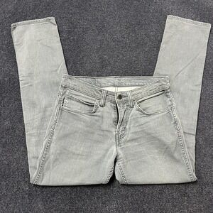 Levis 511 Jeans Mens 31x32 Gray Slim Fit Denim Pants Mid Rise Casual
